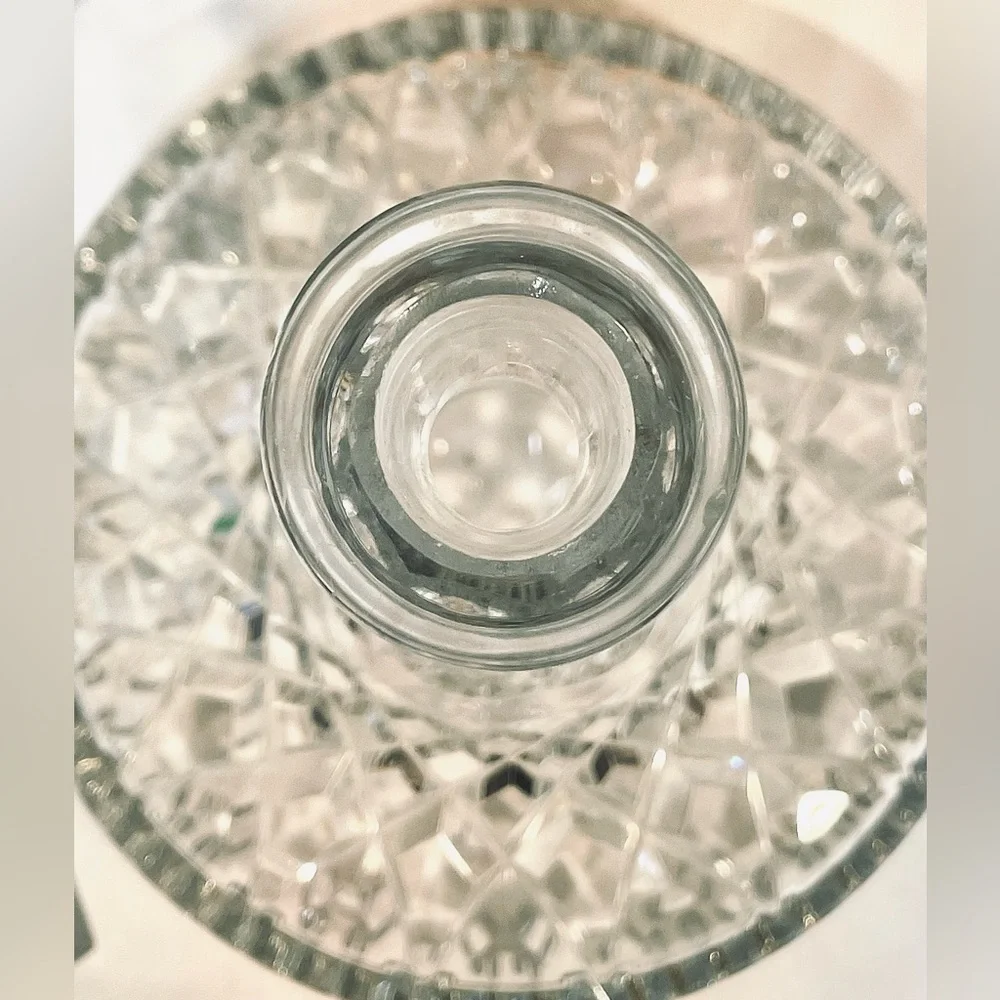 Waterford Lismore Etched Crystal Detailed Ships Decanter w Stopper | EUC